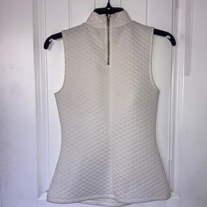 white lightweight athletic vest, extra small